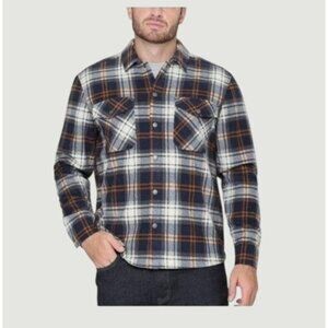 NEW BC Clothing Men's XL Heritage Plaid Button-Up Shirt Jacket  G1673